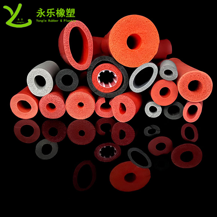 擠出發(fā)泡硅膠管，耐高溫發(fā)泡硅膠管，耐老化發(fā)泡硅膠管